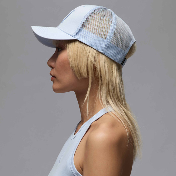 Nike Rise Cap Structured Trucker Hat Jumpman S/M Blue FZ0774 407 New With Tags - Picture 7 of 8